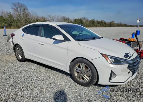 2019 Hyundai Elantra Sel z USA, uszkodzony, nr VIN 5NPD84LF8KH482904